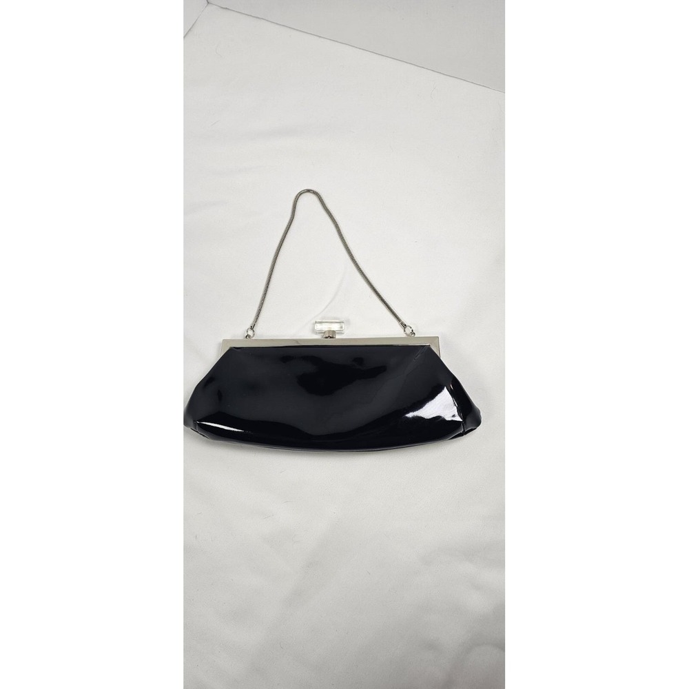 Valerie Stevens Black Clutch Evening Bag